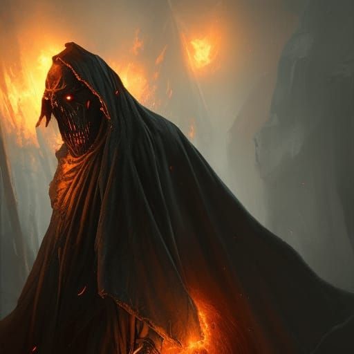 Ashen Reaper (attempts) - AI Generated Artwork - NightCafe Creator