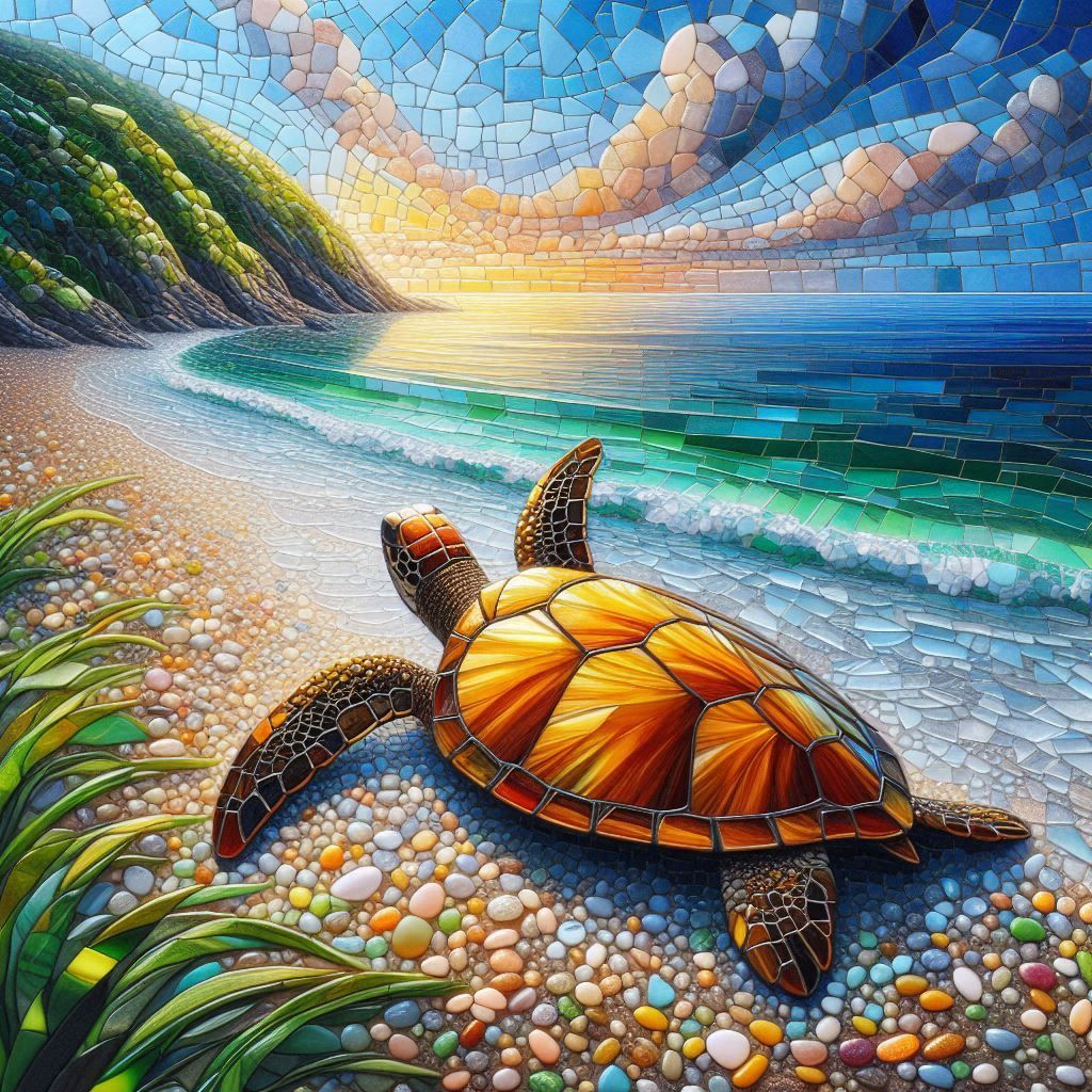 Mosaic turtle