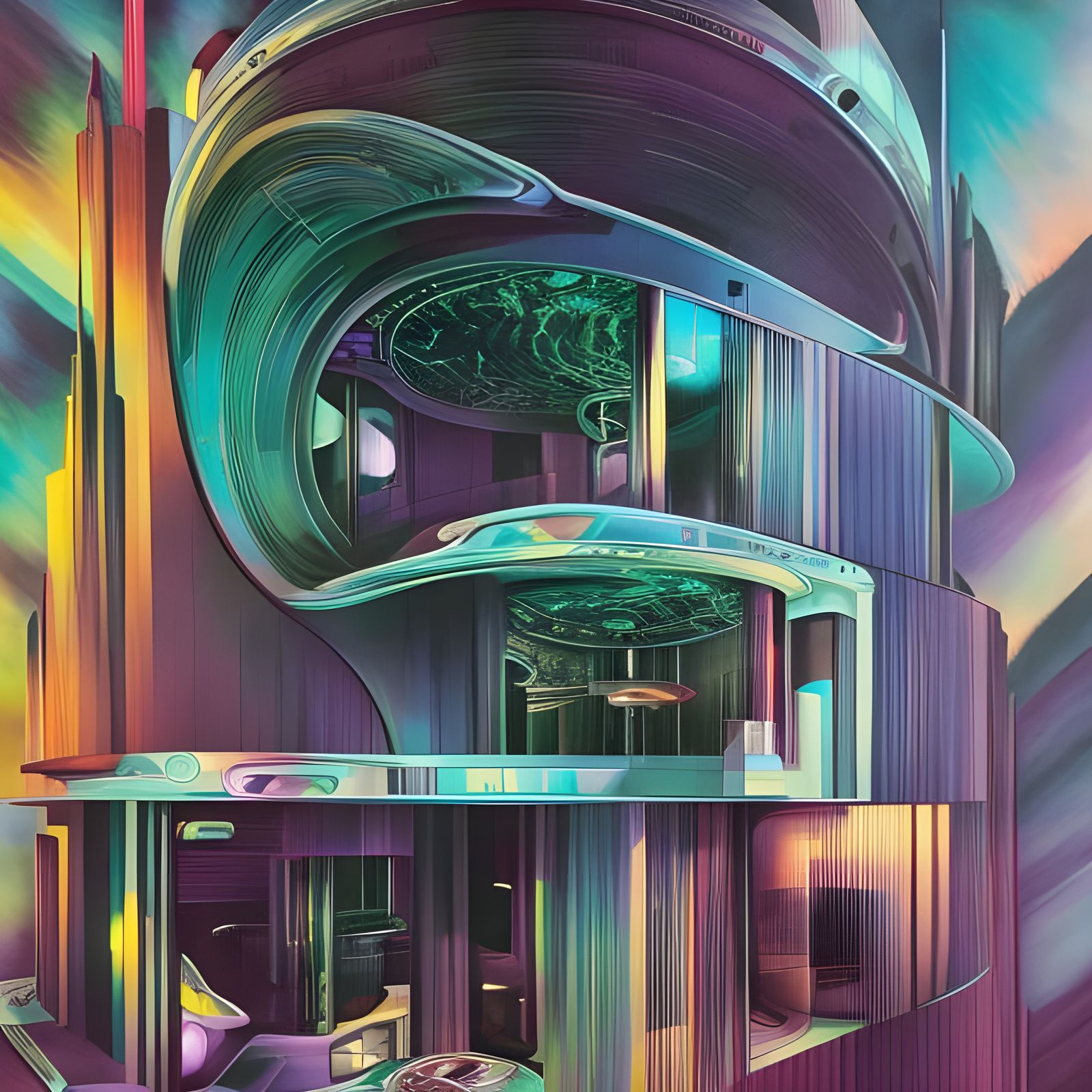 Home of the Future v3 AI Generated Artwork NightCafe Creator