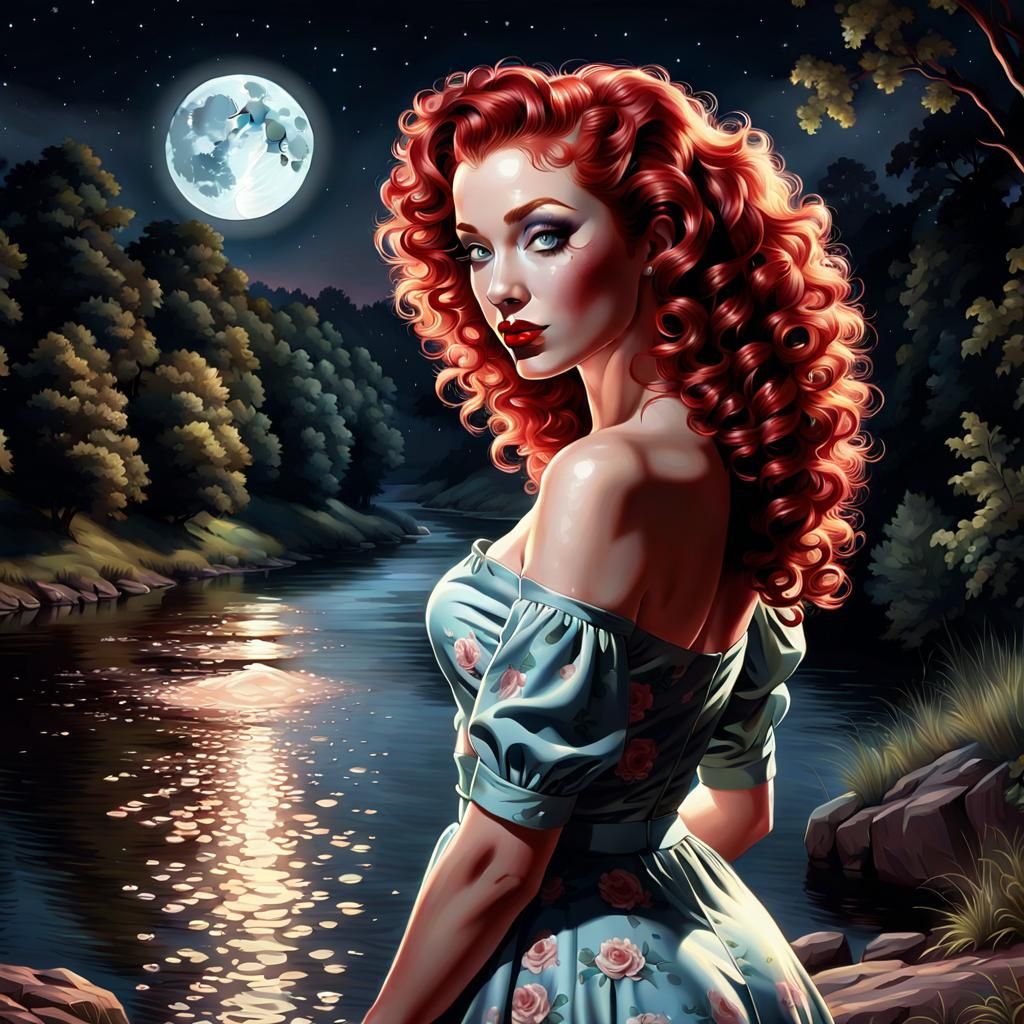 Flame haired Beauty ♥️
