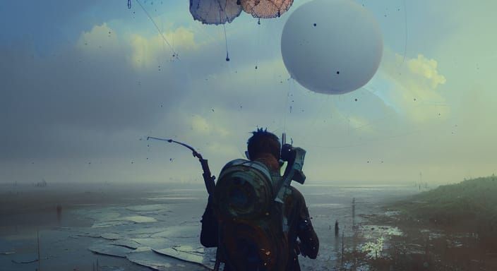 It was a rainy day