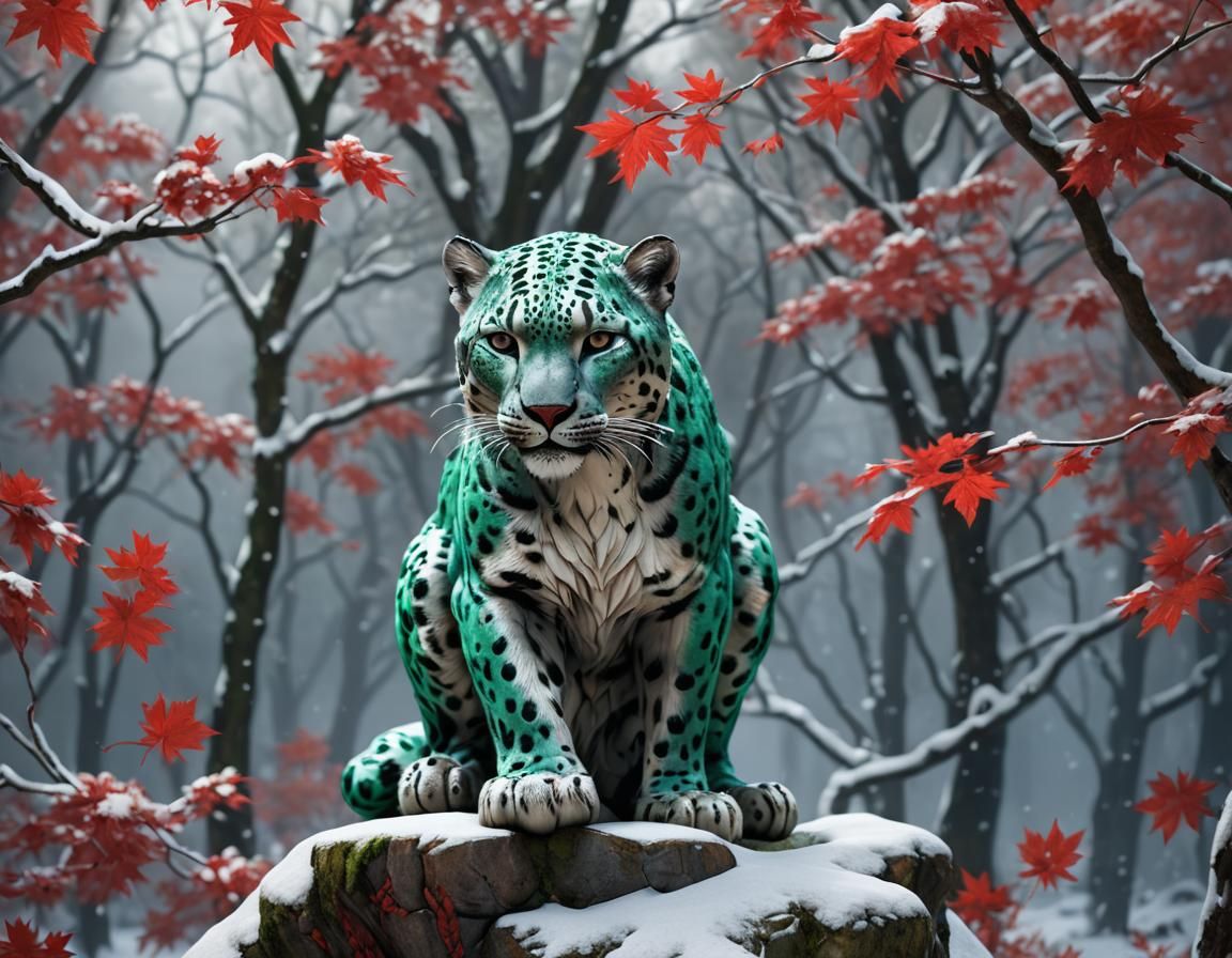 Mossy leopard
