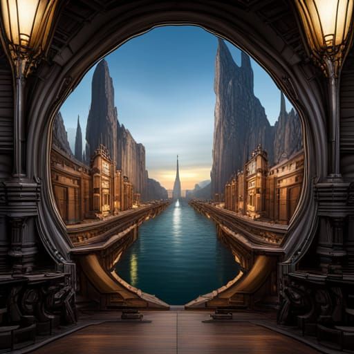 the duality of man in a mirror AI Generated Artwork NightCafe Creator