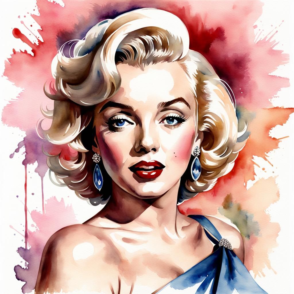 Marilyn Monroe - AI Generated Artwork - NightCafe Creator