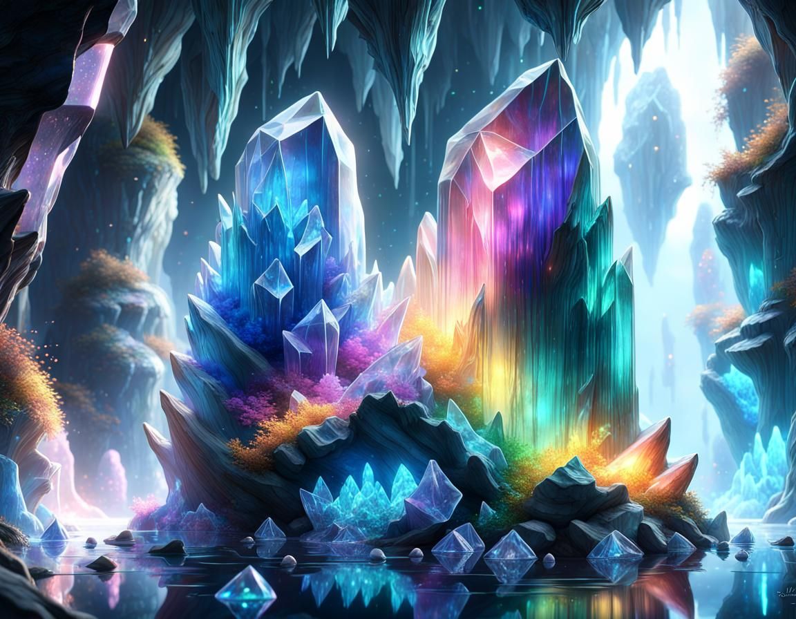 Crystal cave  by @Drivers