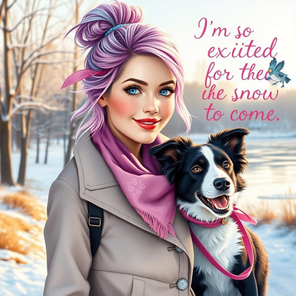 I’m so excited for the snow to come