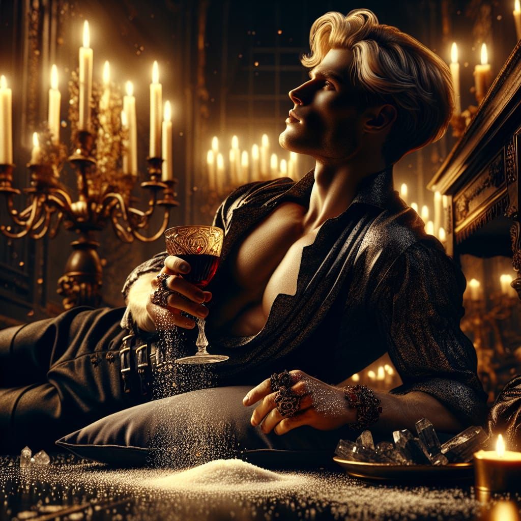   a glass of wine  by @Tavila