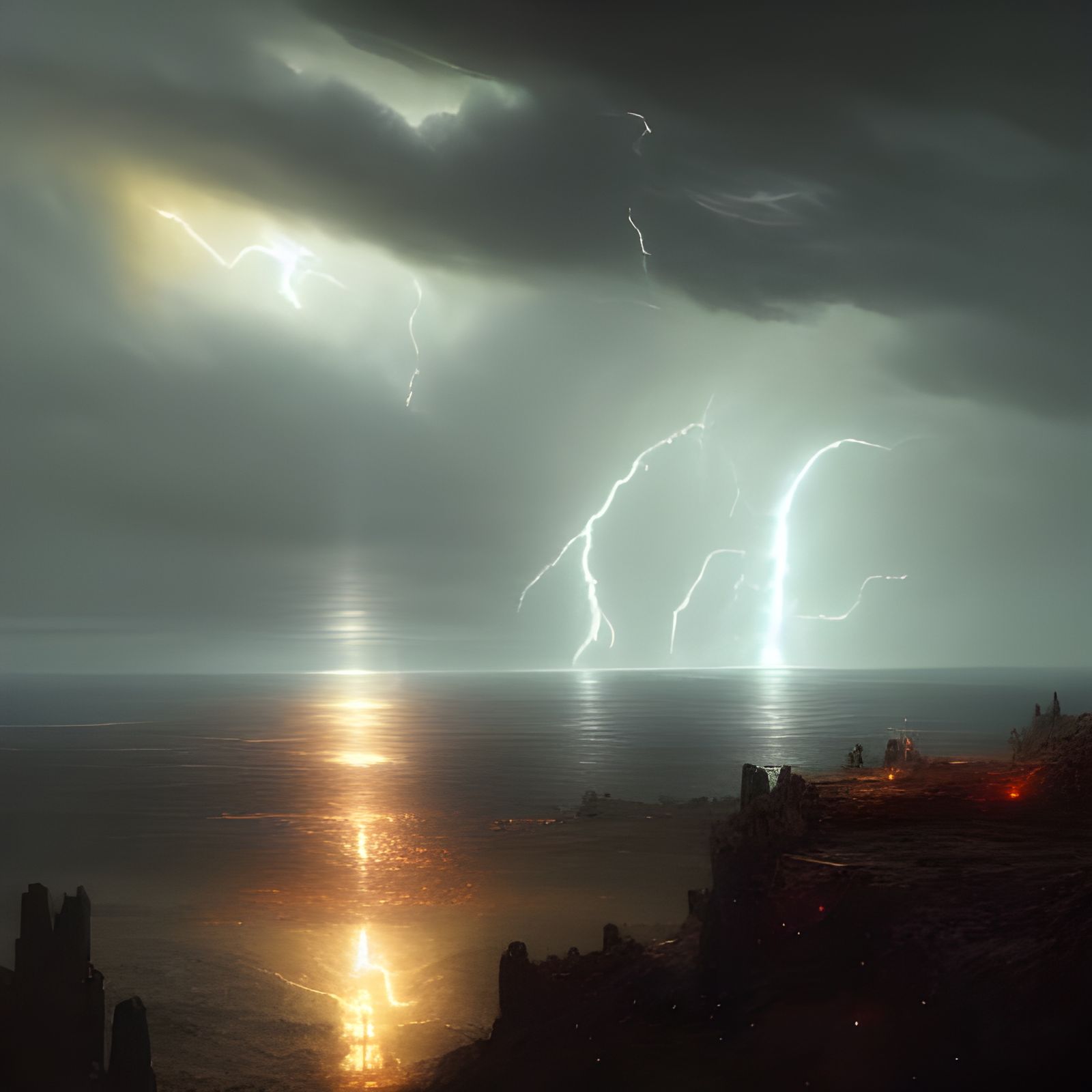 Lightning Across the Vast Horizon