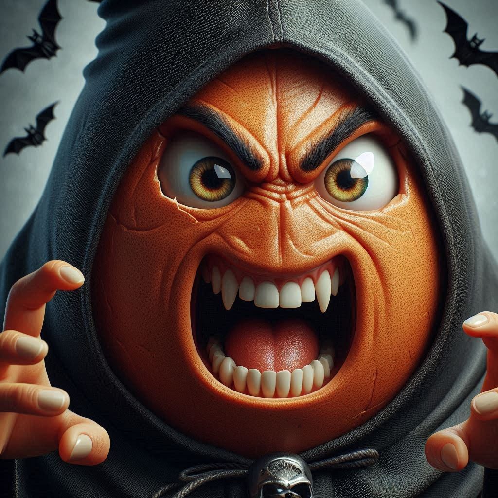 Angry Egg... Trick or Treat