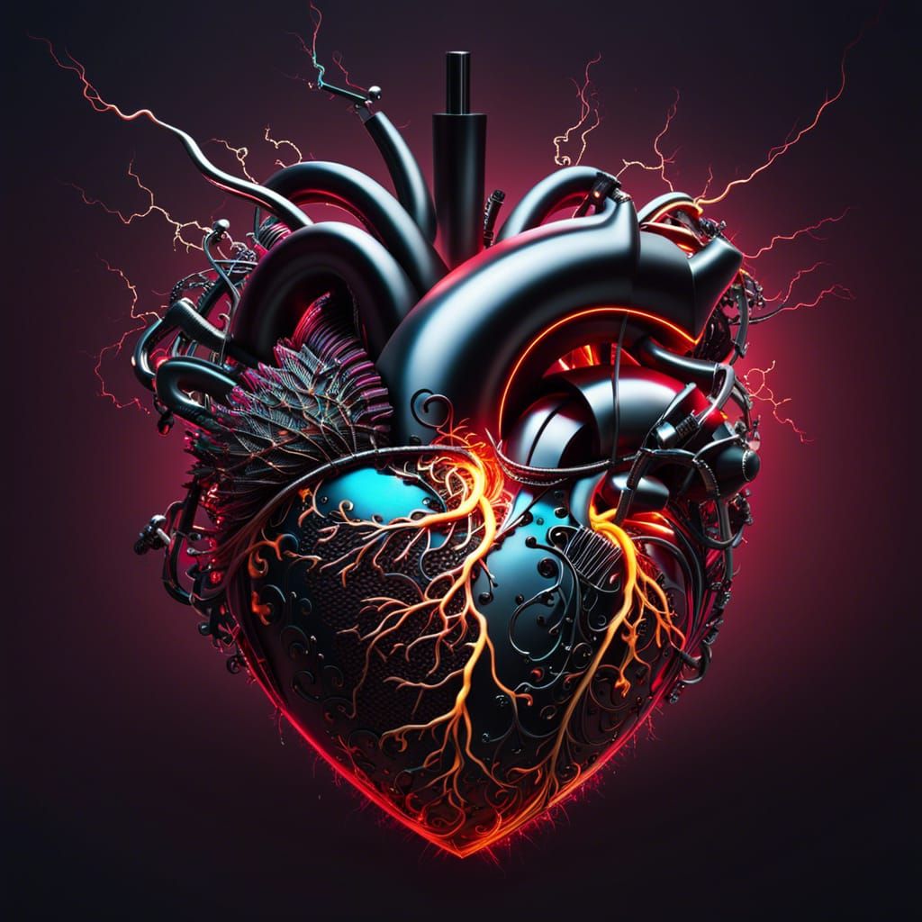 Kickstart my heart ️ AI Generated Artwork NightCafe Creator