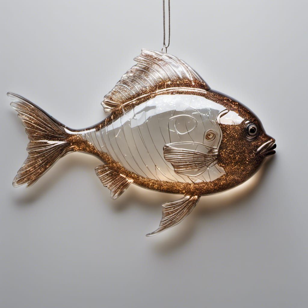glass fish pendant AI Generated Artwork NightCafe Creator