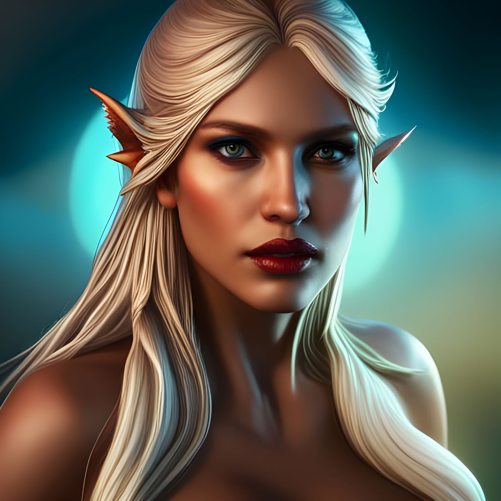 Elf Queen Yazmina - AI Generated Artwork - NightCafe Creator