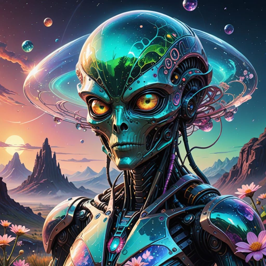 Extraterrestre.  by @Arctur