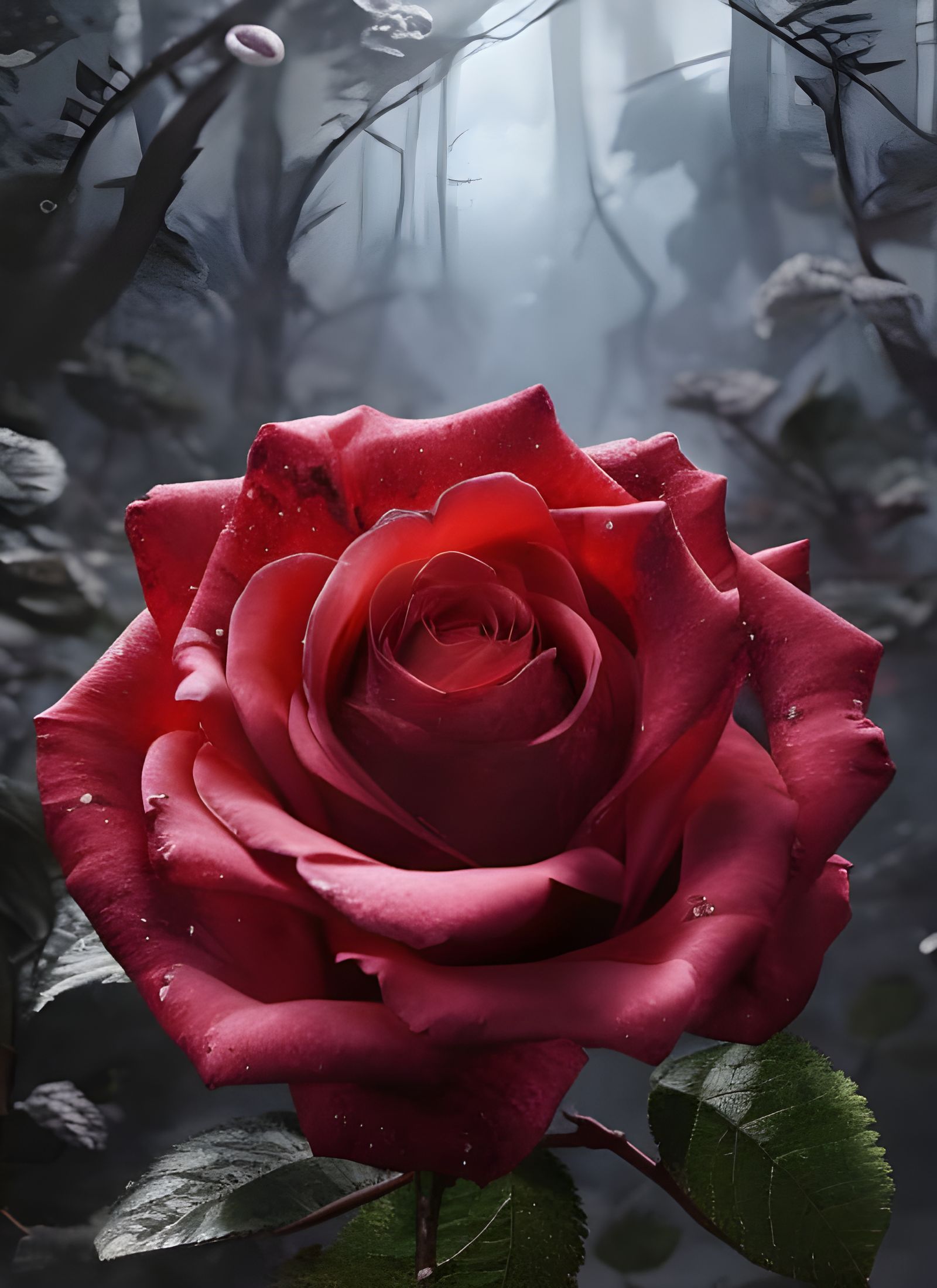 Rose - AI Generated Artwork - NightCafe Creator