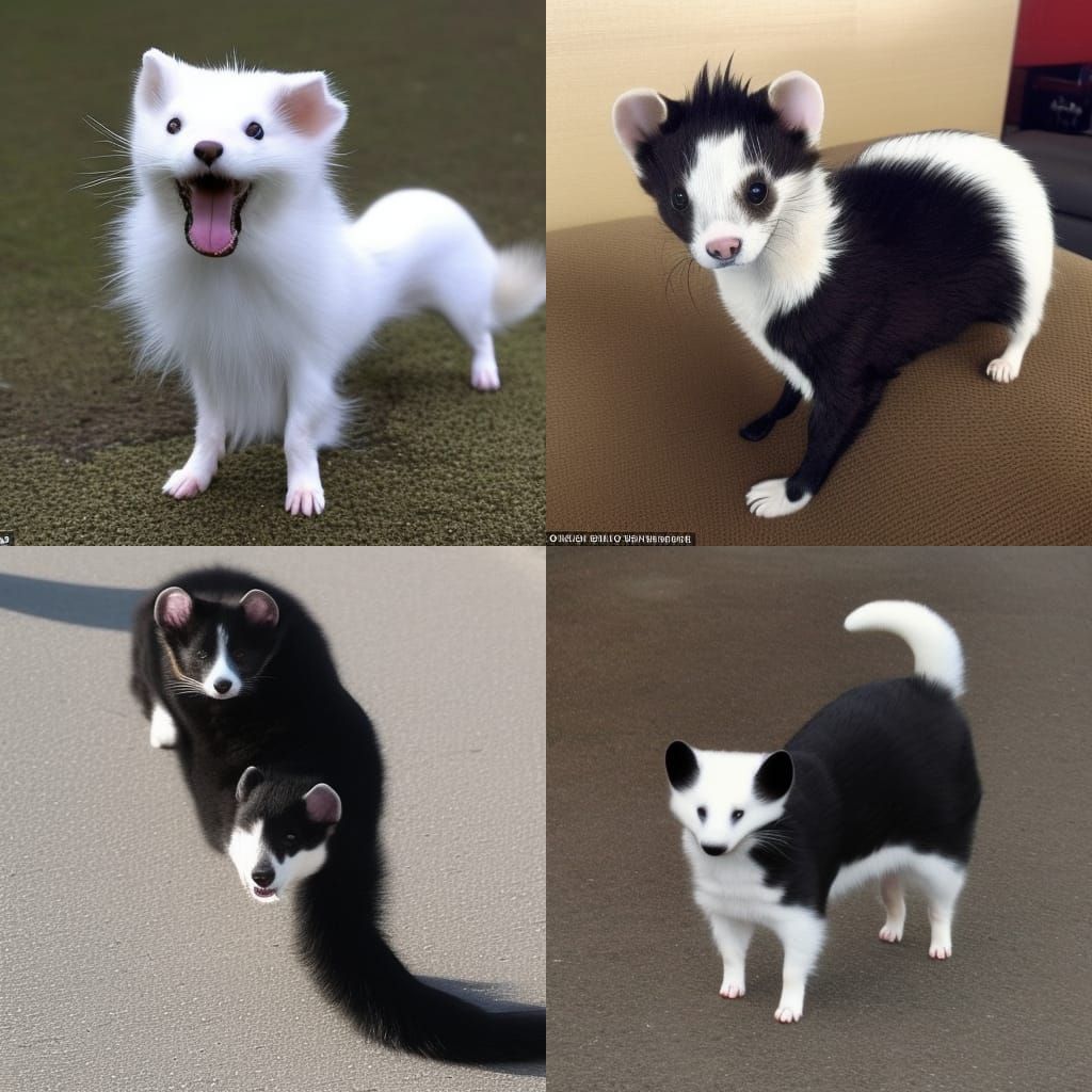 Oy the billybumbler described as part dog part cat and ferret black