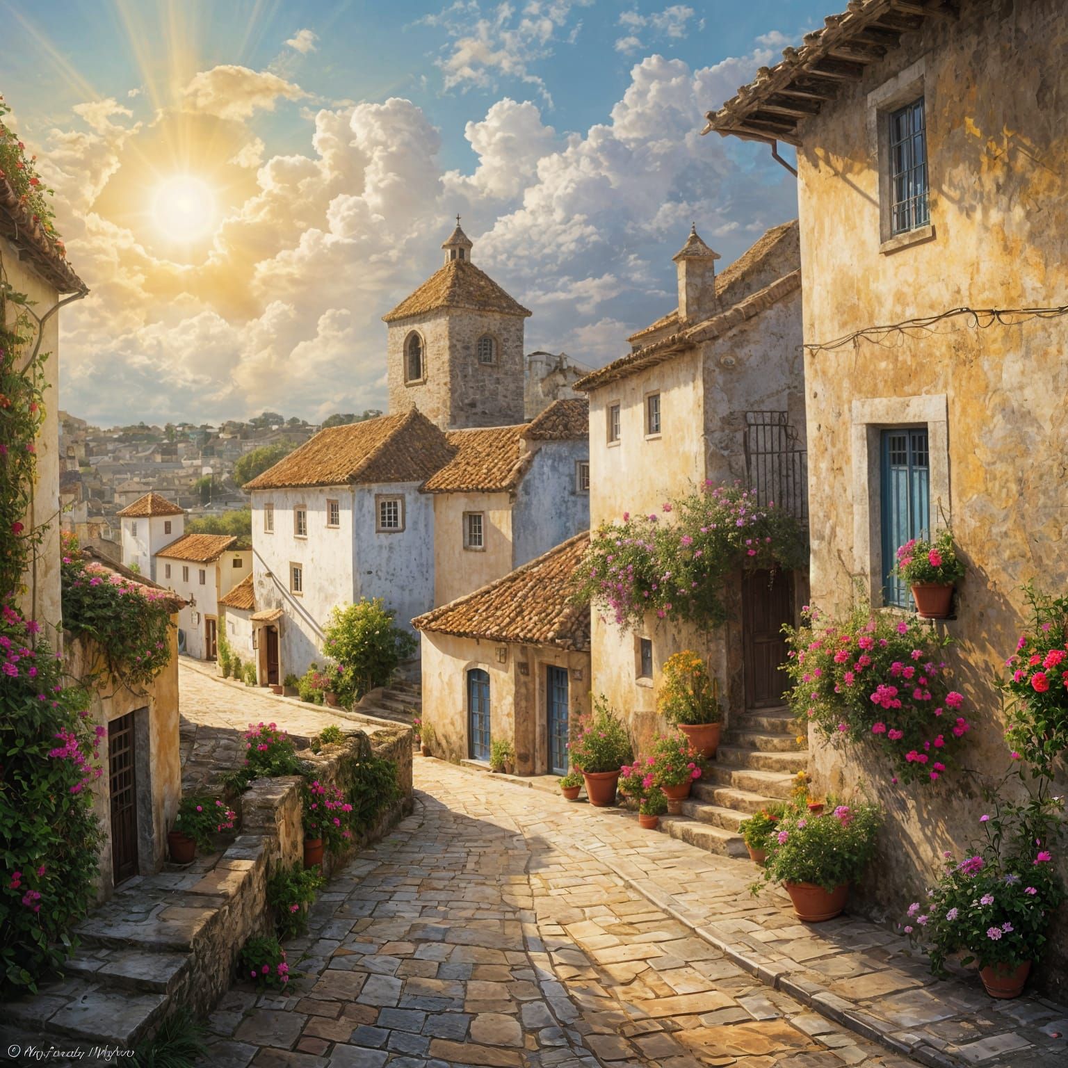 Medieval village  by @Anarka