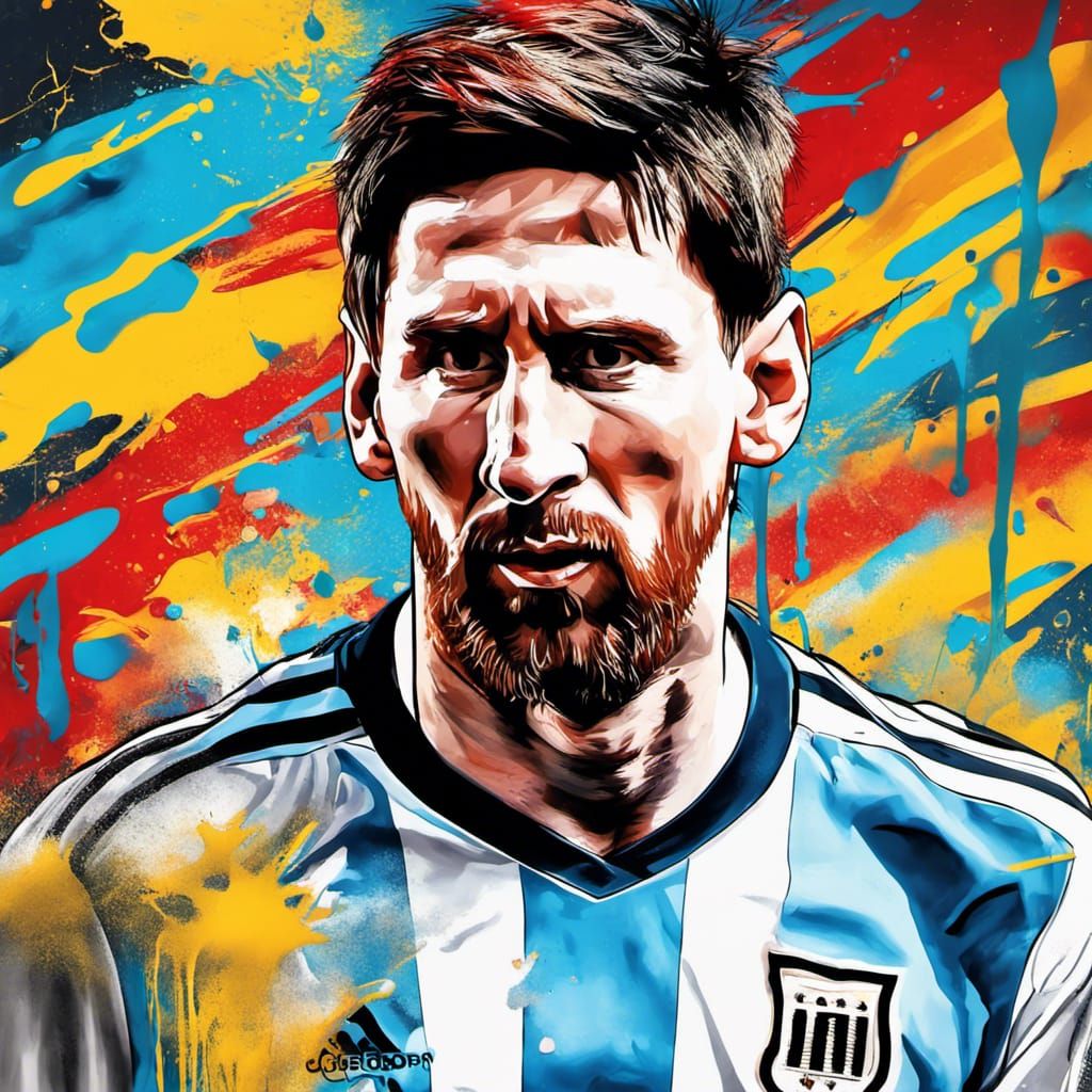 Lionel Messi - AI Generated Artwork - NightCafe Creator