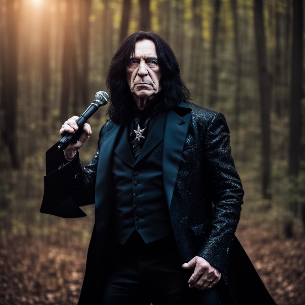 snape in a 1980’s glam metal band