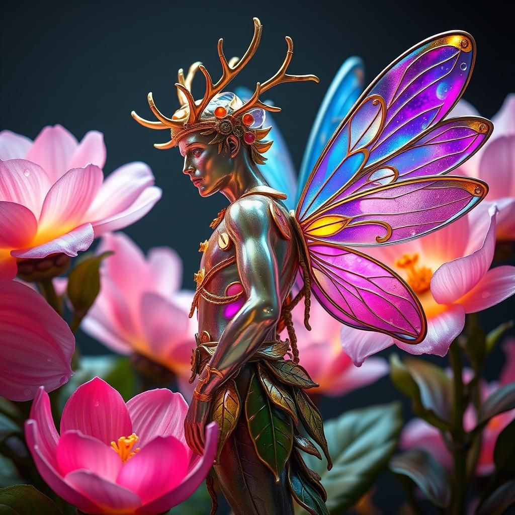 Hyper-realistic, high-detailed, Blown glass lampwork lifesiz...