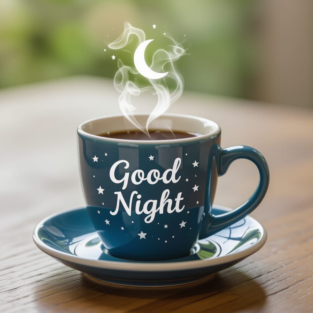 Good Night Coffee Cup
