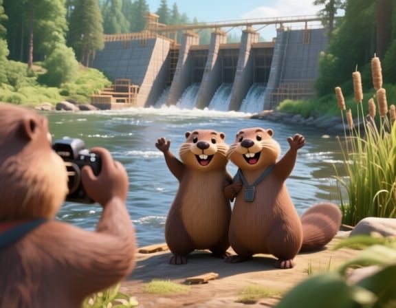 Quick, take a picture of us!