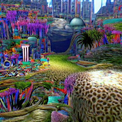 The ps2 aesthetic dimension landscape 8K 3D maximalist