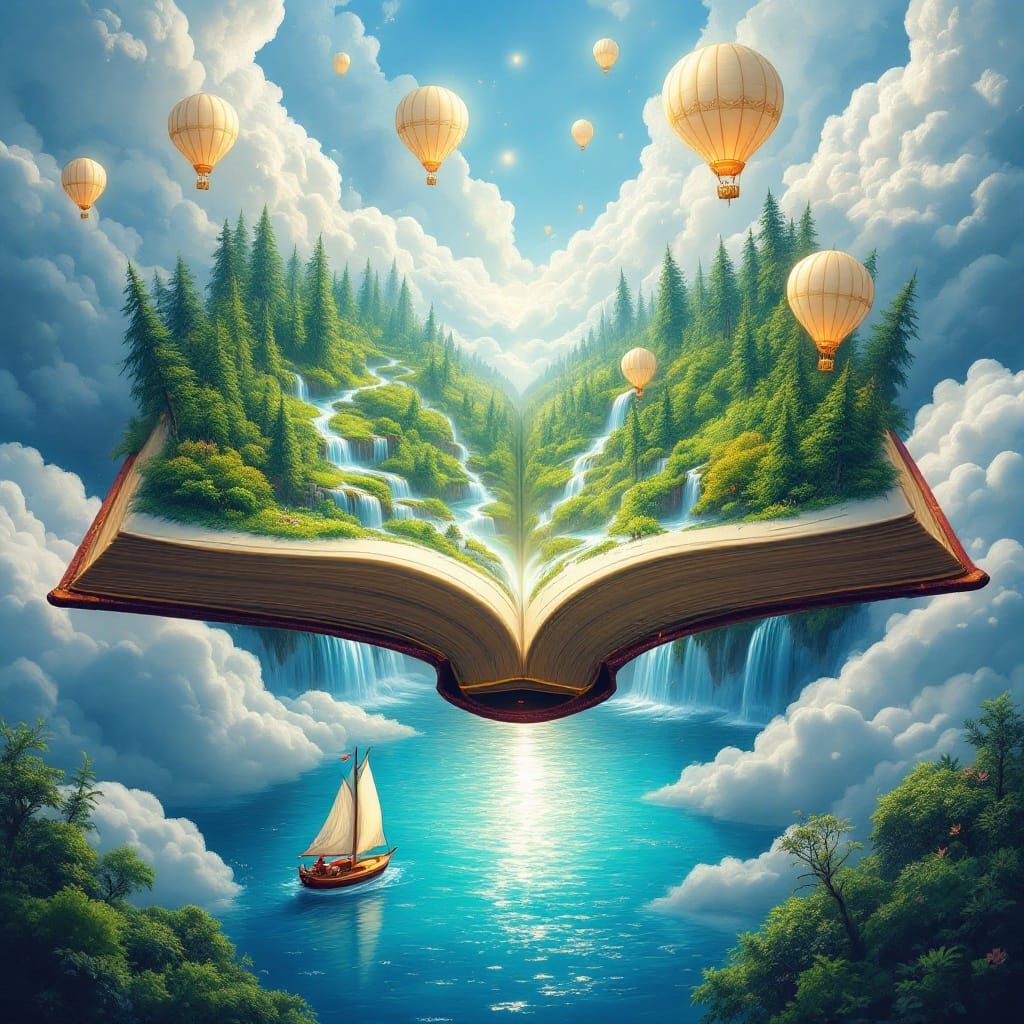 Surreal Book Blends Fantasy and Nature in a Vibrant, Dreamli...