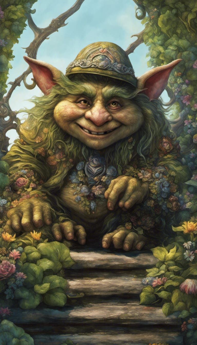 SDXL 1.0: Cute little smiling fantasy troll creature - AI Generated ...