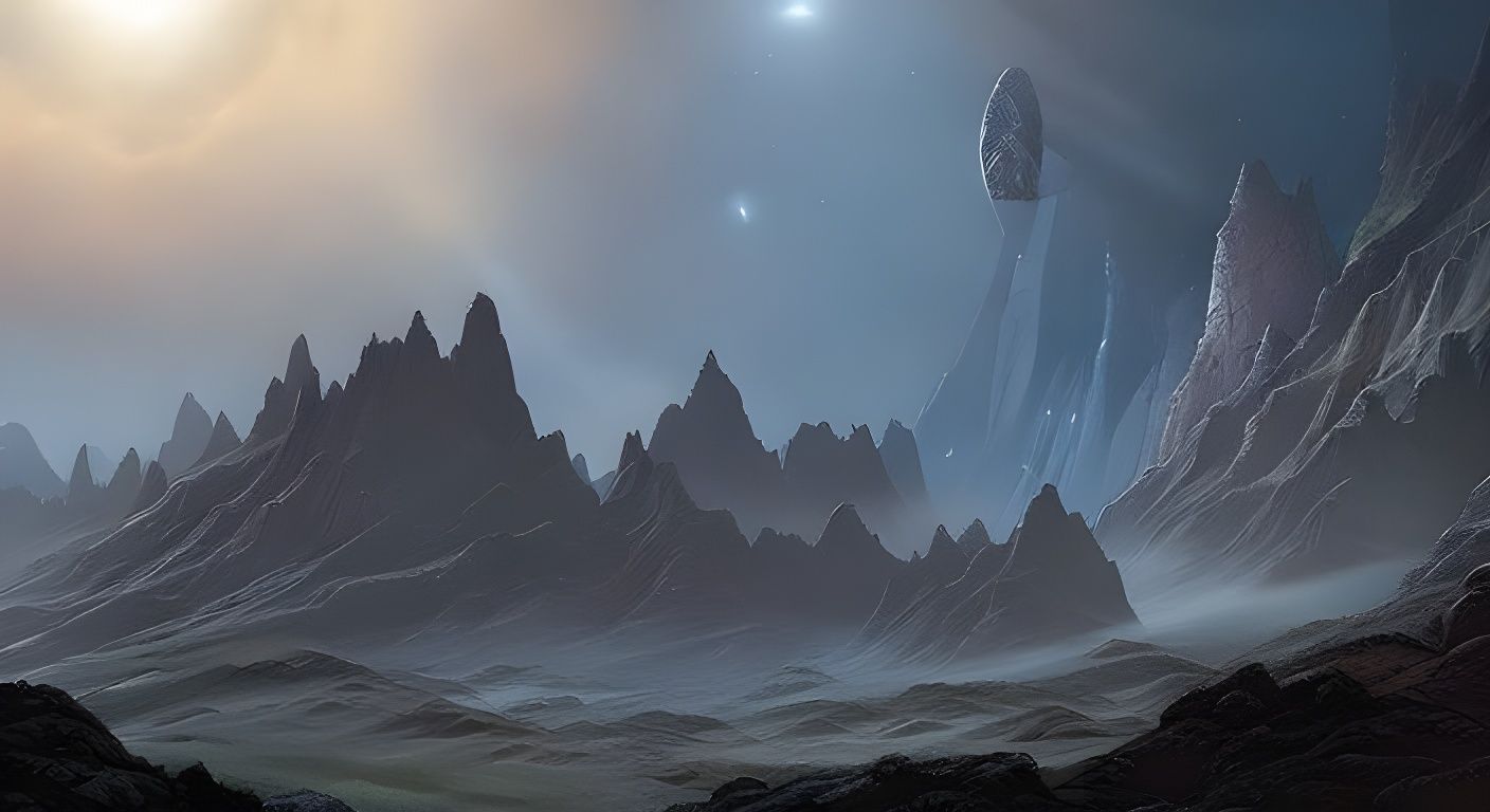 Eldritch Peaks - AI Generated Artwork - NightCafe Creator