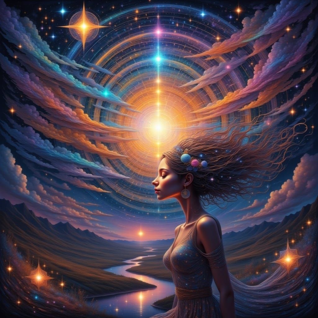 Cosma Dream just a amazing wonderful time to be a cosmic shine to this Star who loves you completely let's entwine <lora:Cosmica:1.0> 