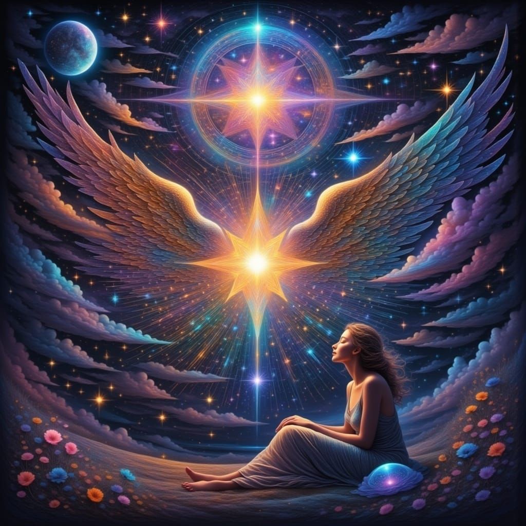 Cosma Dream just a amazing wonderful time to be a cosmic shine to this Star who loves you completely let's entwine <lora:Cosmica:1.0> 