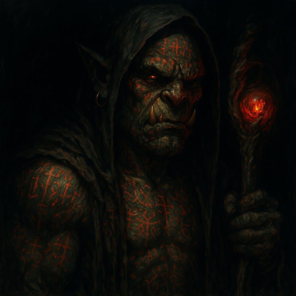 Orc wizard