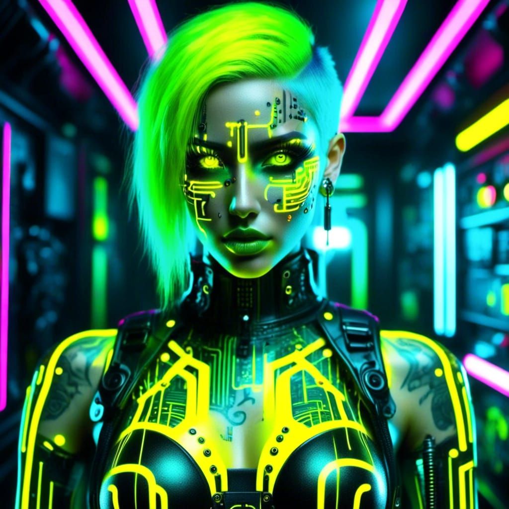 Cyber Neon Yellow