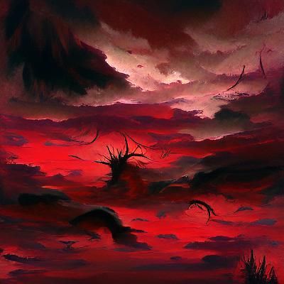 sea of red