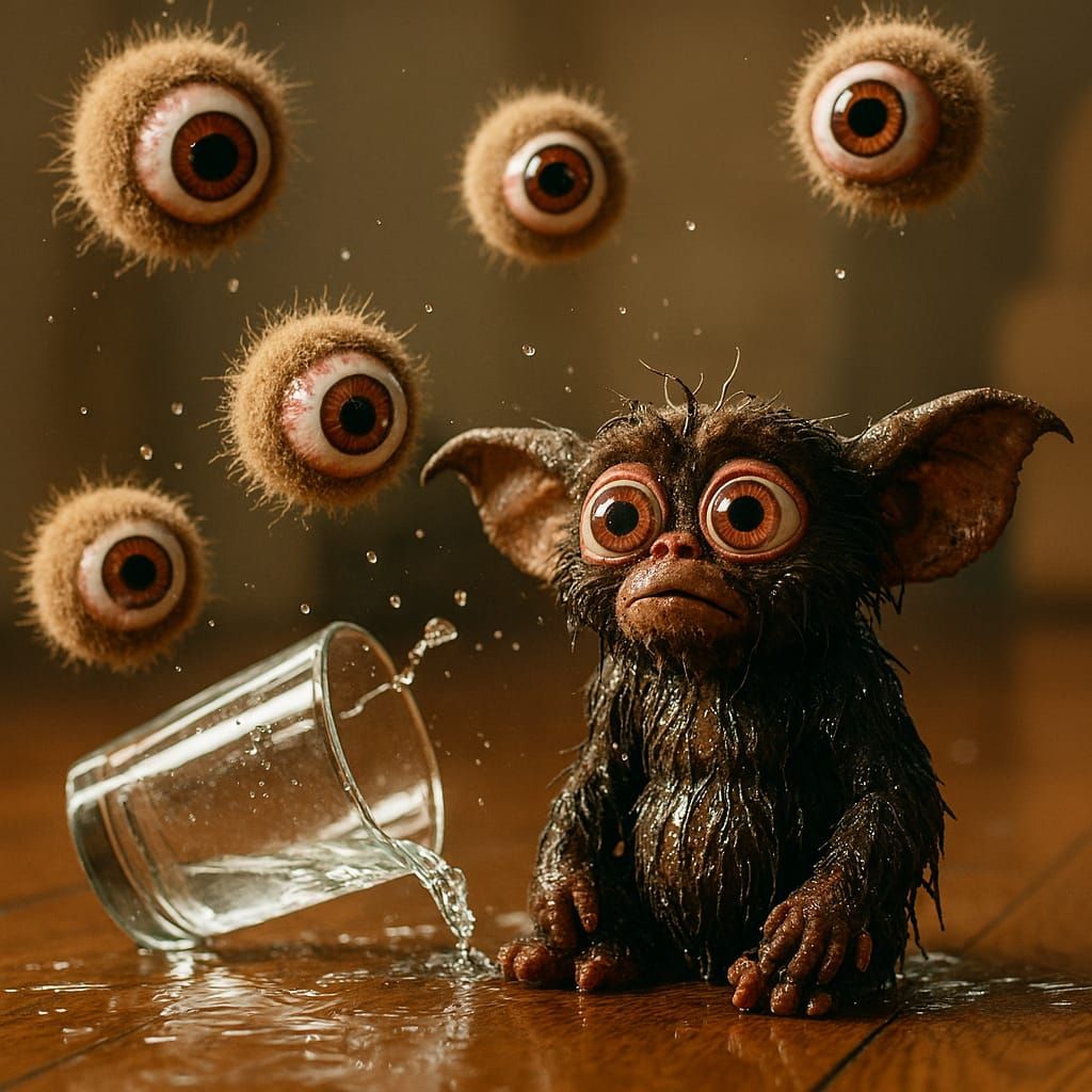 did someone spills the water