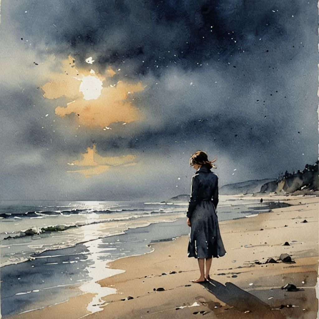 Sadness 1  by @Jeni_E