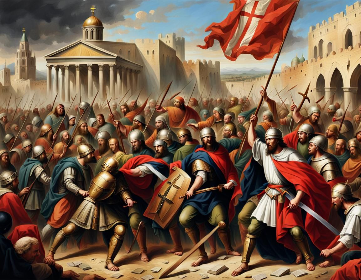 Christians attacking Christians in historic crusade event hy...