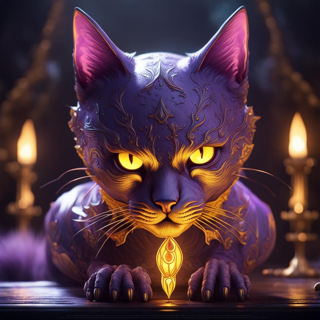 Purple Kitty