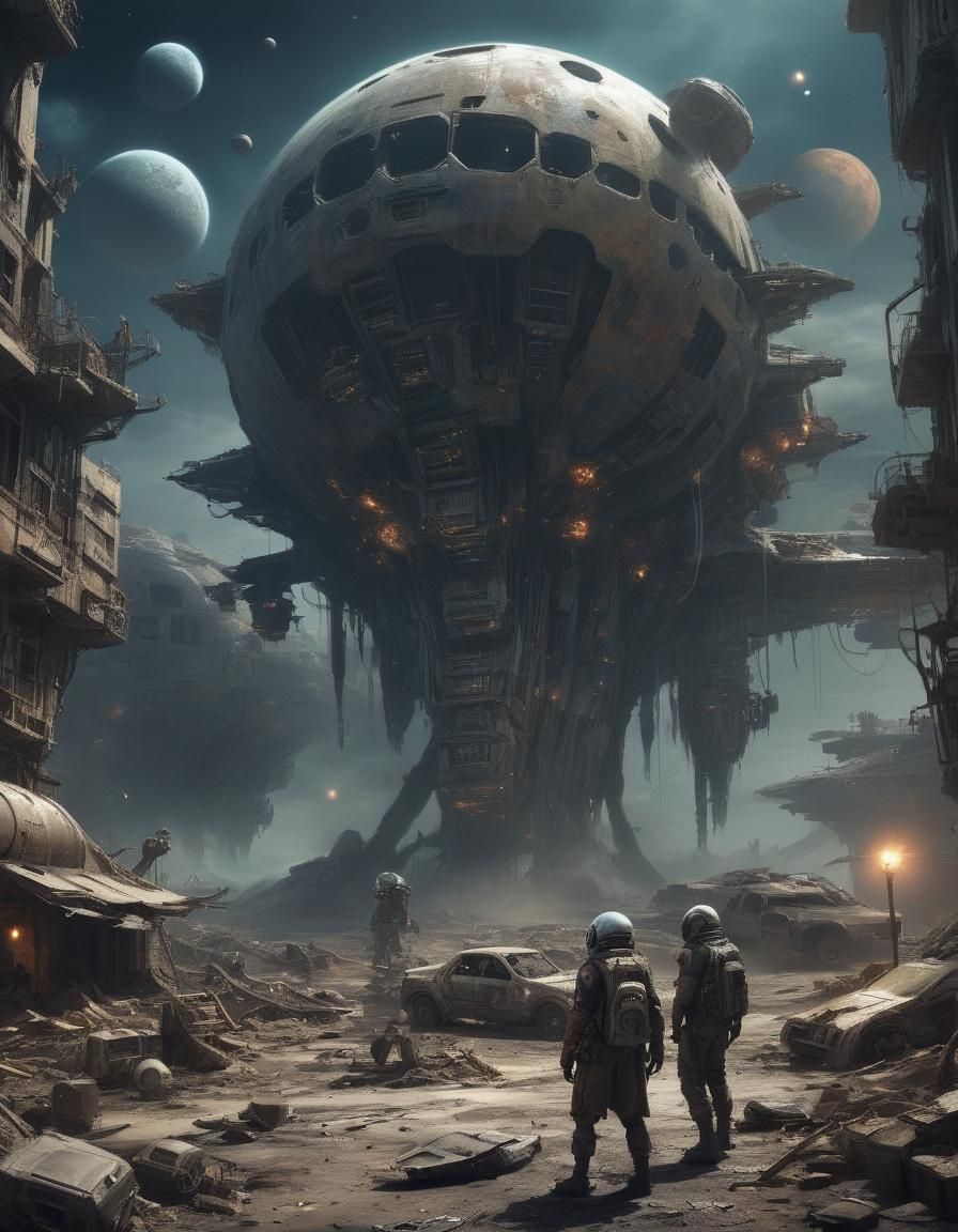 Create something new, strange, futuristic, post-apocalyptic,...