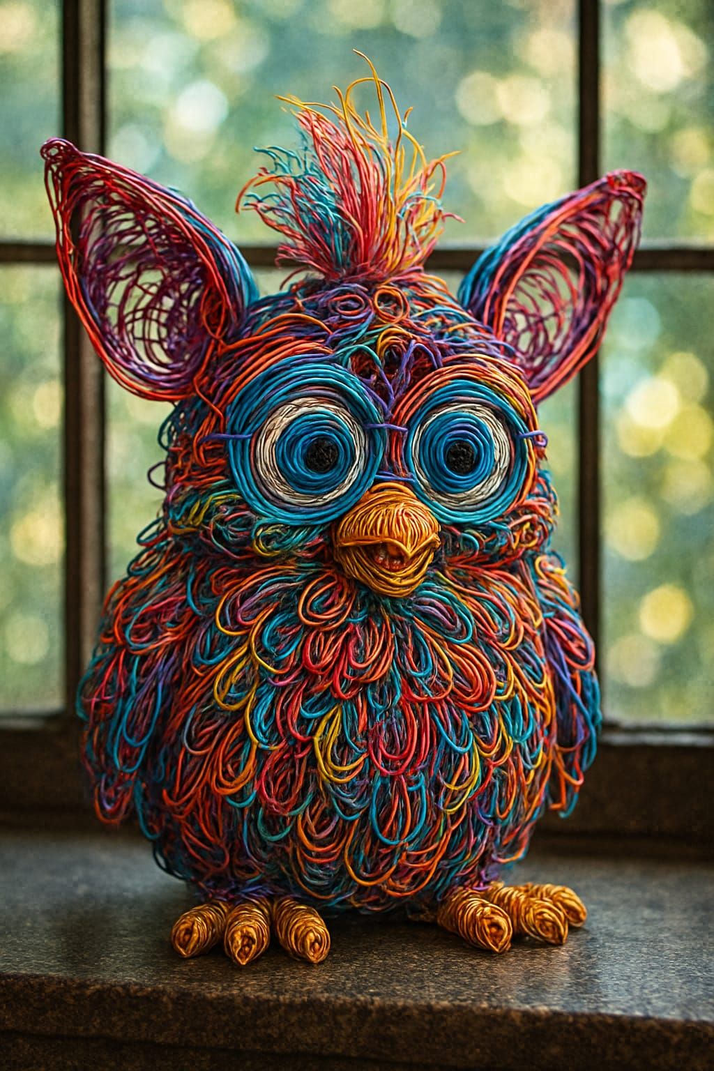 Furby Wire Art
