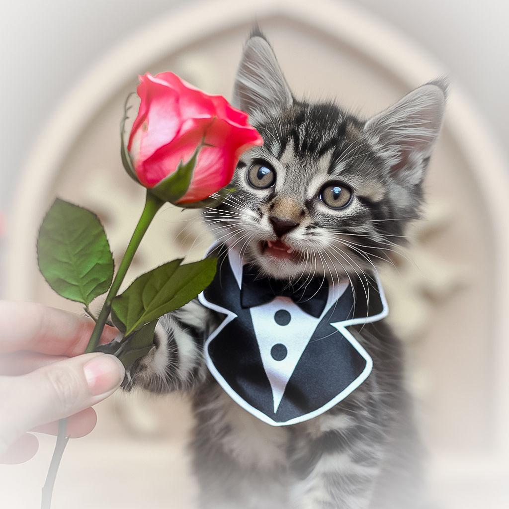 Le Chat et la Rose