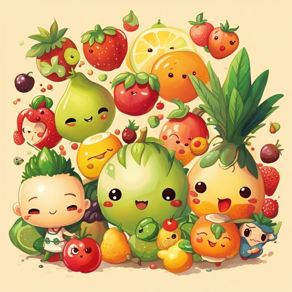 artwork authentically convey the essence of chibi, Scenes th...