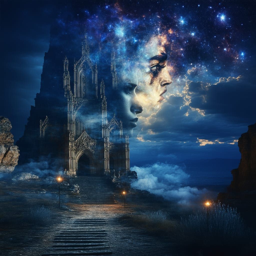 Surreal Starry Night