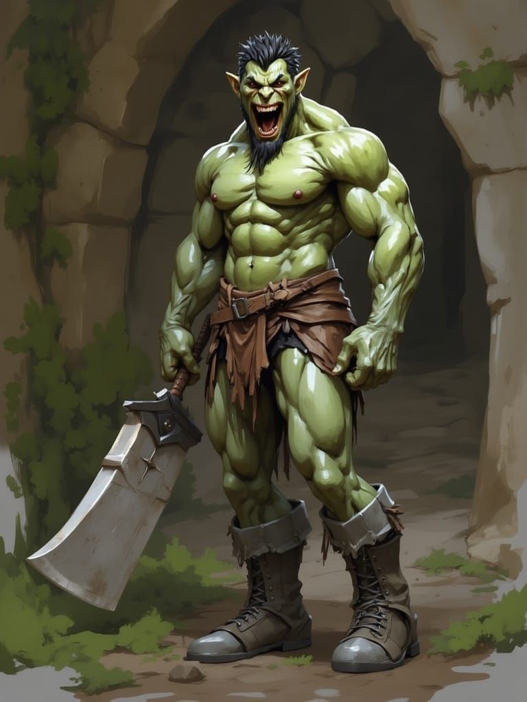 <lora:DWC Flux:1.0> strong, extremely muscular, rugged face,...