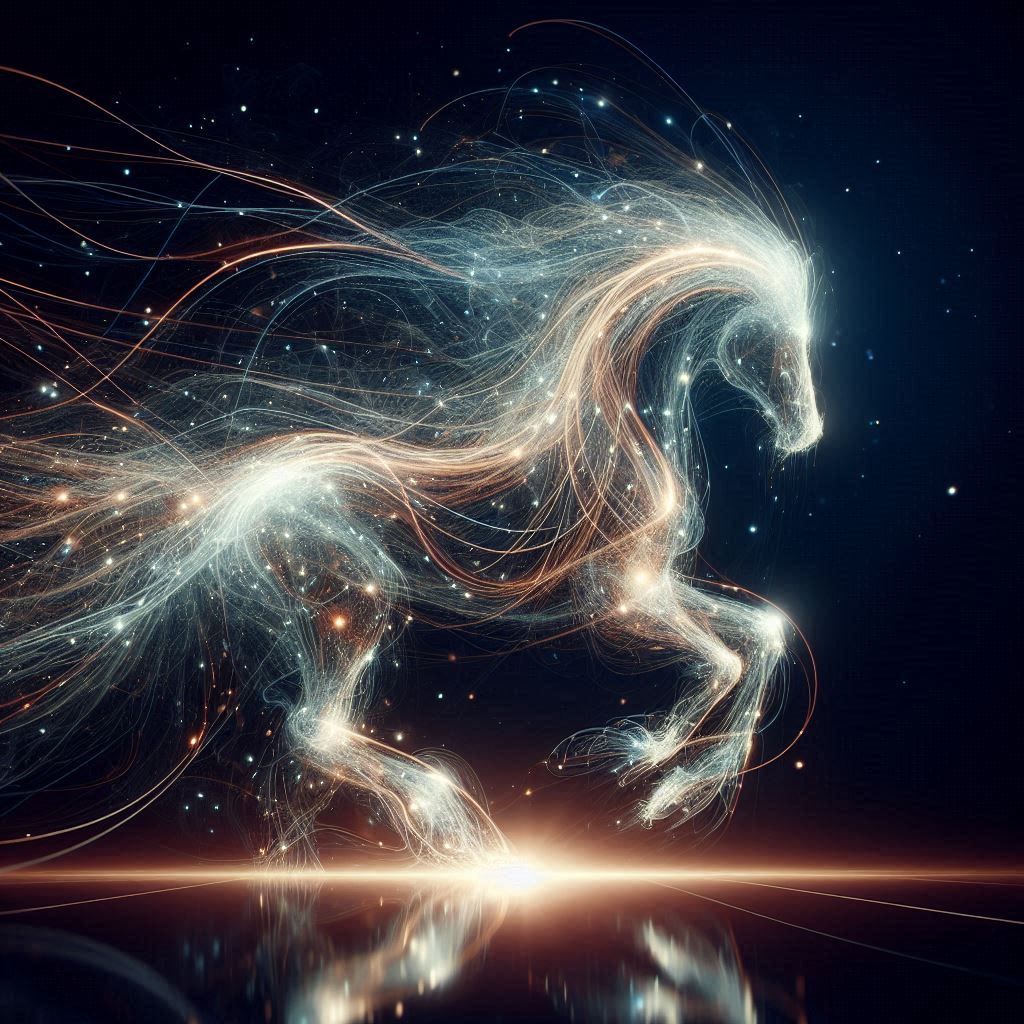 double exposure beautiful fantasy DALL-E 3 portrait landscape..