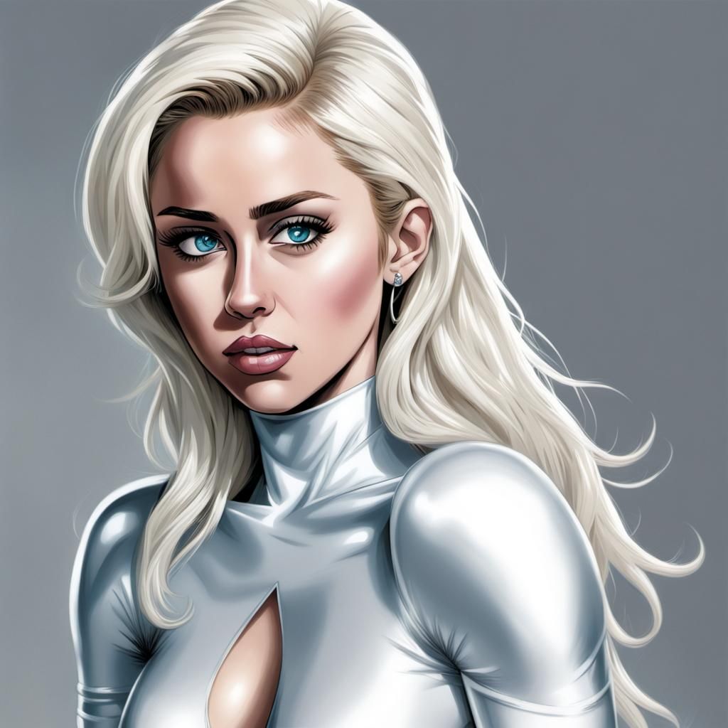 Emma Frost - Cyrus Edition - AI Generated Artwork - NightCafe Creator