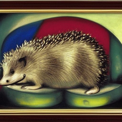One great hedgehog ate a pickled cucumber, but the cucumber ...