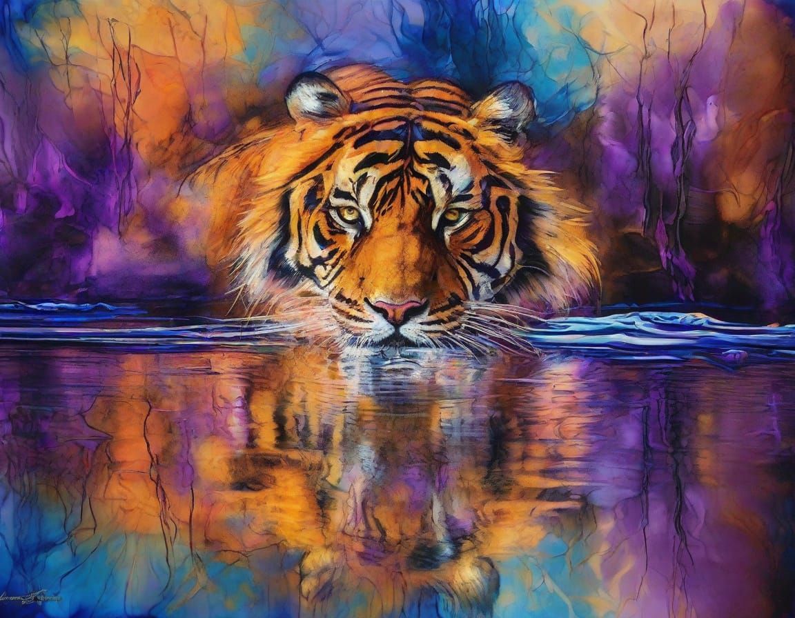 Tiger.  by @proofman