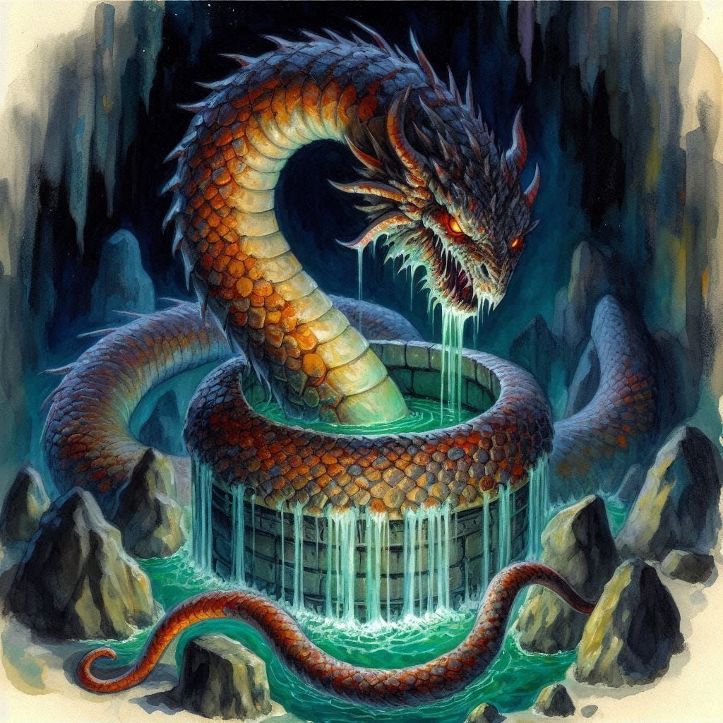 Dark Sun's Cistern Fiend (AD&D 2e)