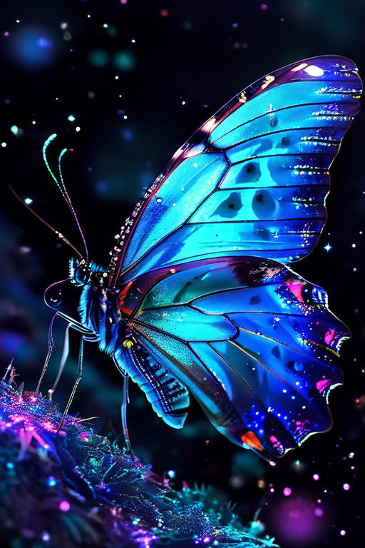 Glass Crystal Butterfly Ai Generated Artwork Nightcafe Creator 7839